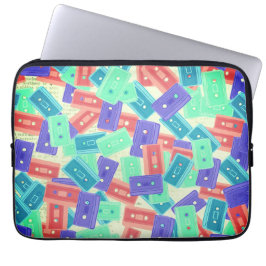 Pastel Cassettebandjes - jaren 90 esthetische muzi Laptop Sleeve