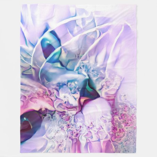 Pastel Cat Dreamscape Fleece Deken (Voorkant)