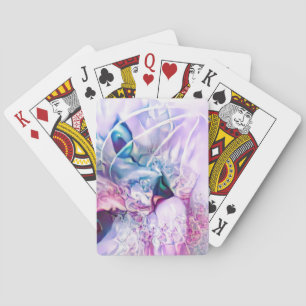 Pastel Cat Dreamscape Pokerkaarten