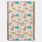 Pastel Cats Deken (Voorkant Verticaal)