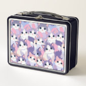 Pastel Cats Metal Lunchbox (Devant)