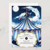 Pastel Celestial Circus Verjaardag Kaart (Voorkant / Achterkant)