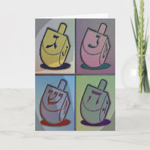 Pastel Chanukah Kaart