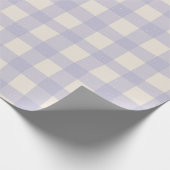 Pastel Checkered Gingham Cadeaupapier (Hoek)