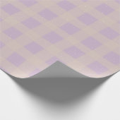 Pastel Checkered Gingham Cadeaupapier (Hoek)