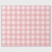 Pastel Checkered Gingham Cadeaupapier (Vlak)