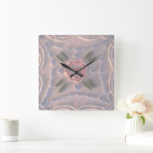 Pastel Chenille Wall klok (Huis)