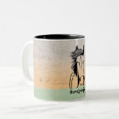 Pastel Cheval Artistique Lovin' Gal Mug (Devant gauche)