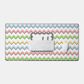 Pastel Chevron avec Monogram de Shirley Taylor (Clavier et souris)