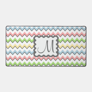 Pastel Chevron avec Monogram de Shirley Taylor