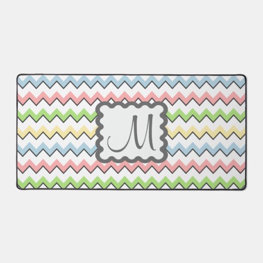Pastel Chevron avec Monogram de Shirley Taylor (Recto)