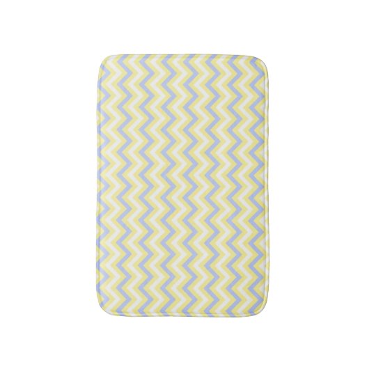 Pastel Chevron Pattern Badmat (Voorkant Verticaal)