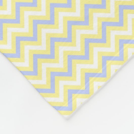 Pastel Chevron Pattern Fleece Deken (Hoek)