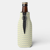 Pastel Chevron Pattern Flesjeskoeler (Fles Achterkant)