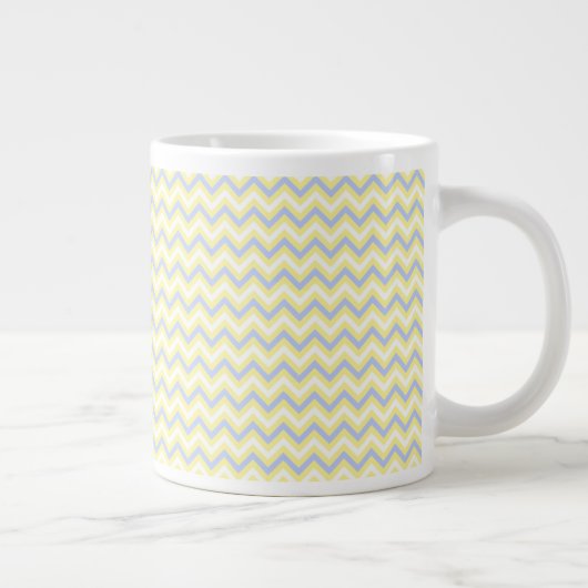 Pastel Chevron Pattern Jumbo Beker (Rechts)