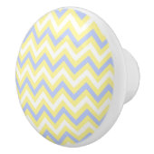 Pastel Chevron Pattern Keramische Knop (Rechts)