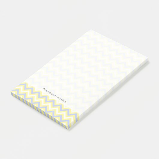 Pastel Chevron Pattern Post-it® Notes (Schuin)