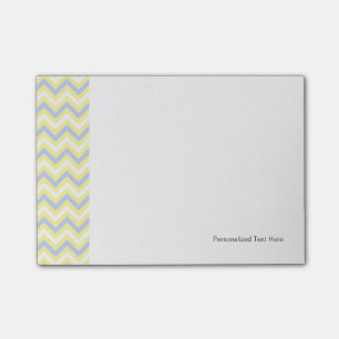 Pastel Chevron Pattern Post-it® Notes