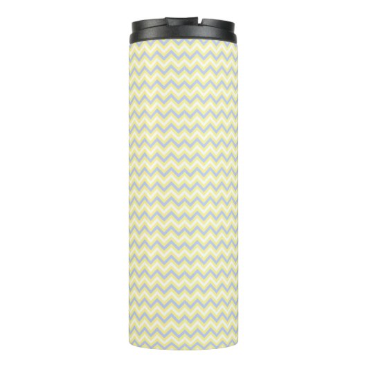 Pastel Chevron Pattern Thermosbeker (Achterkant)
