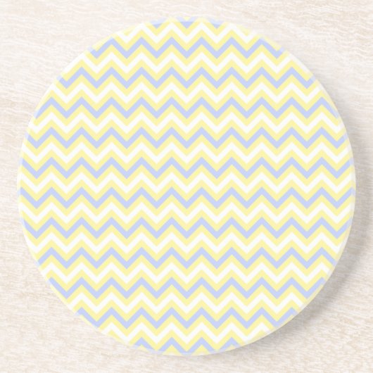 Pastel Chevron Pattern Zandsteen Onderzetter (Voorkant)