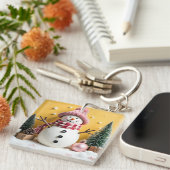 Pastel Christmas - Acrylic Keychain (Voorkant Rechts)