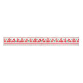 Pastel Christmas Aesthetic Pattern- Holiday Vibes Grosgrain Lint (Voorkant)