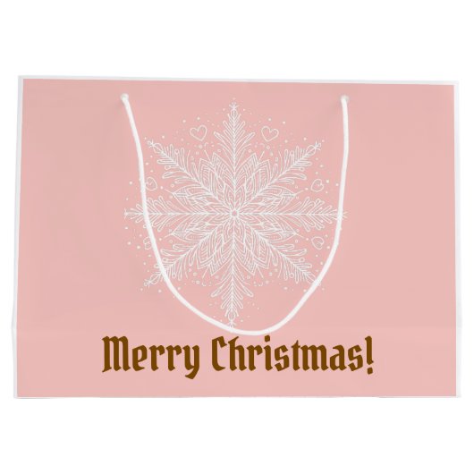 Pastel Christmas Australian Shepherd Krans Groot Cadeauzakje (Achterkant)