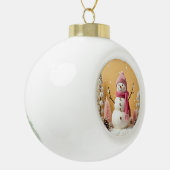 Pastel Christmas - Ceramic Ball Ornament (Links)