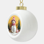 Pastel Christmas - Ceramic Ornament (Rechts)