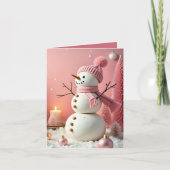 Pastel Christmas - Flat Note Card Notitiekaartje (Voorkant)