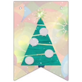 Pastel Christmas HOLIDAY VIERING Vlaggetjes (Eerste vlag)