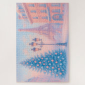 Pastel Christmas in Paris Legpuzzel (Verticaal)