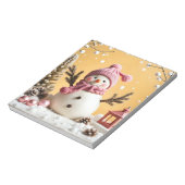 Pastel Christmas - Note Pad  Notitieblok (Gedraaid)