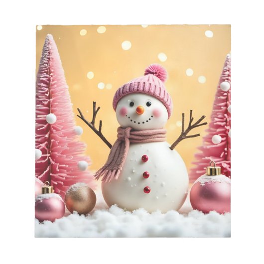 Pastel Christmas - Note Pad Notitieblok (Voorkant)