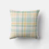 Pastel Christmas Plaid three Kussen (Achterkant)
