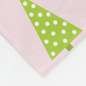 Pastel Christmas Trees Fleece Blanket (Hoek)
