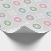 Pastel Circle Patroon Cadeaupapier (Hoek)