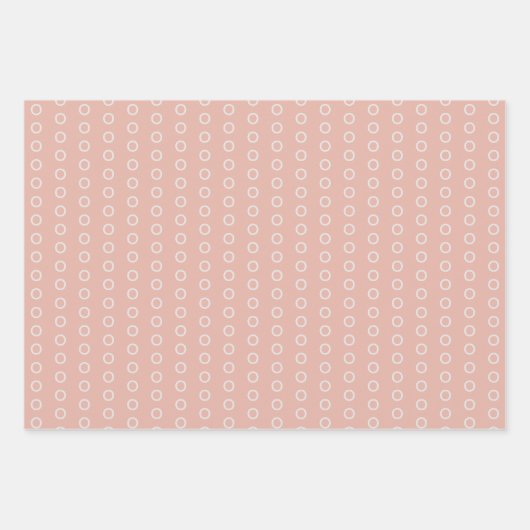 Pastel cirkels op inpakpapier vel (Voorkant 3)