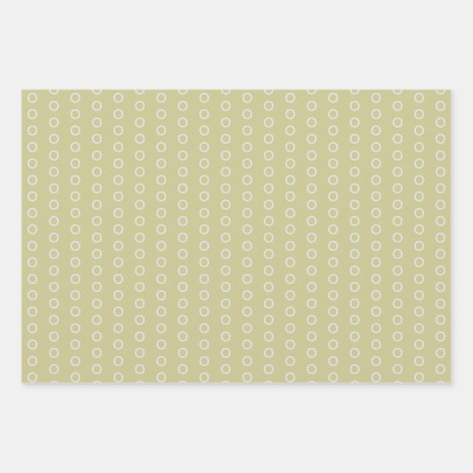 Pastel cirkels op inpakpapier vel (Voorkant 2)