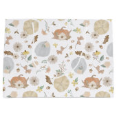 Pastel Citrouille Fall Floral Cadeau Sac (Devant)