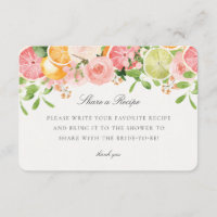 Pastel Citrus Floral Deel een recept Insert