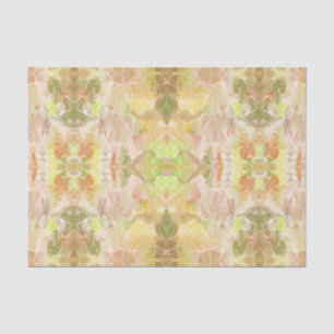 Pastel Citrus Waterverf Designer Print Patroon Tissuepapier