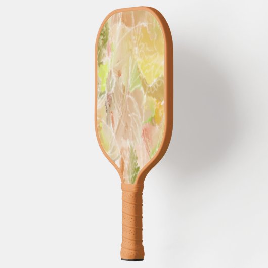 Pastel Citrus Waterverf Designer Print Pickleball Paddle (Links)