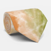 Pastel Citrus Waterverf Designer Print Stropdas (Opgerold)