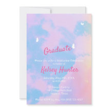 Pastel Clouds Afstuderen Lover Era Invitation