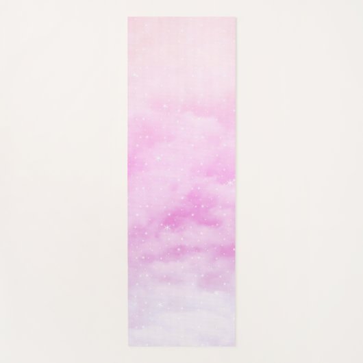Pastel Clouds Nebula #1 #dreamy #wall #art Yogamat (Voorkant)