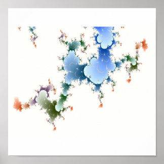 Pastel Clouds Poster