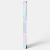 Pastel Cloudy Sky with Stars Dreamy Design Samsung Galaxy Hoesje (Linkerkant)