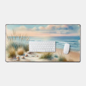 Pastel Coastal Dunes Watercolor (Clavier et souris)