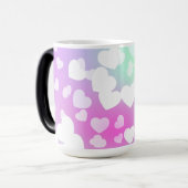 Pastel coeur café & thé mug (Devant gauche)